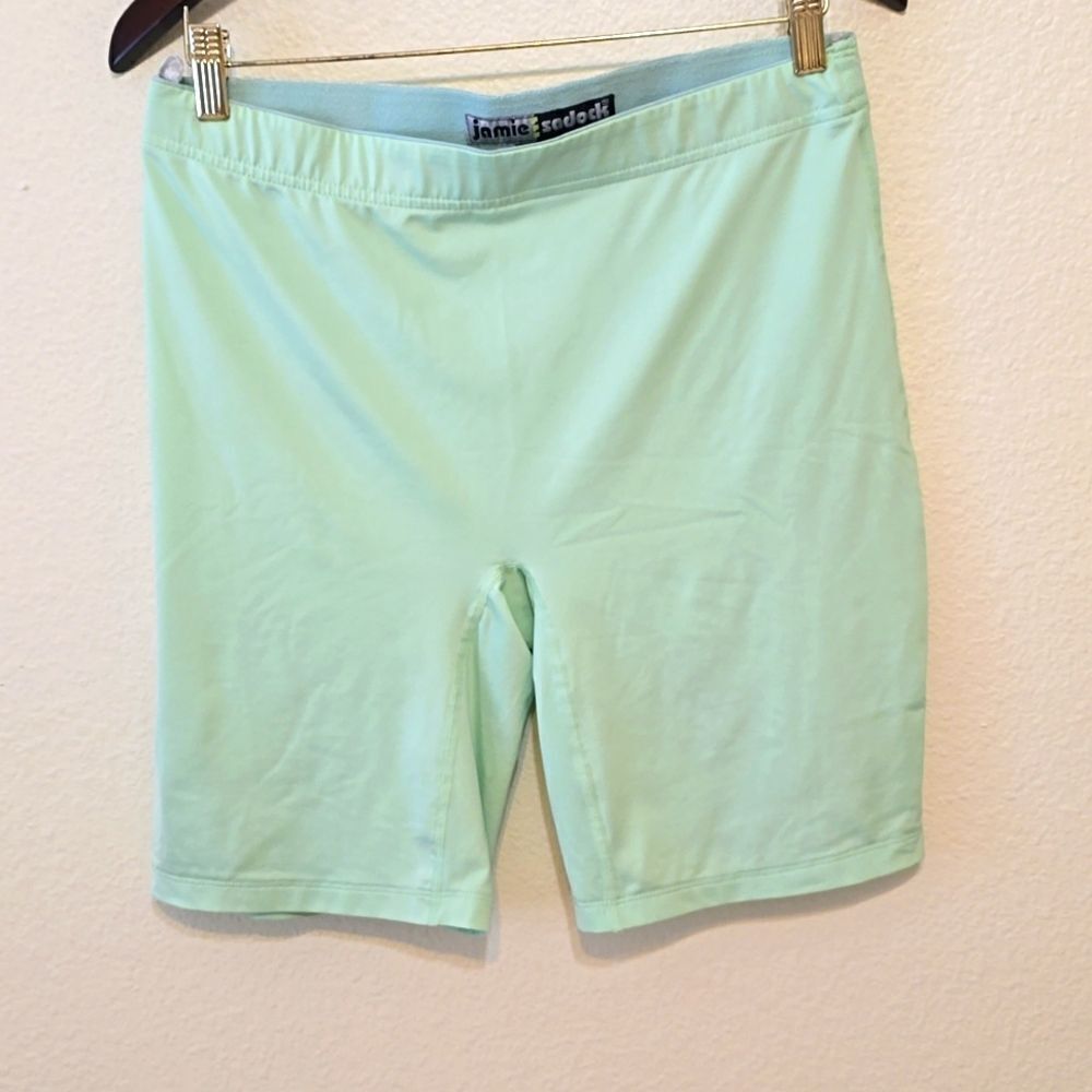 Jamie Sadock lime green biking shorts size L